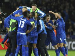 El Leicester City llegaba al partido de vuelta con una desventaja de 2-1. AP / R. Vieira