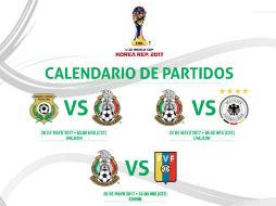 El cuadro dirigido por Marco Antonio ''Chima'' Ruiz iniciará la Copa del Mundo el 20 de mayo ante Vanuatu. TWITTER / @miseleccionmx