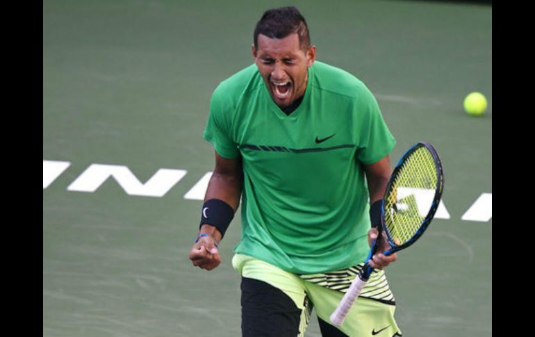 Kyrgios enfrentará al vencedor del choque entre vencedor del choque entre el español Rafael Nadal y el suizo Roger Federer. AP / M. J. Terrill