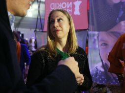 La frase que da título al libro de Chelsea Clinton se ha convertido en un grito de batalla de las mujeres en EU. AFP / ARCHIVO