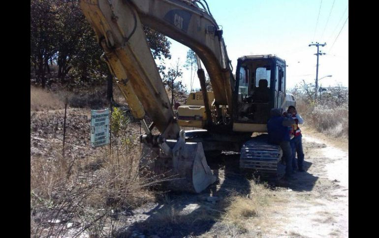 Algunos ciudadanos señalan que estas obras atentan contra la preservación del bosque Nixticuil. ESPECIAL / Cómite Salvabosque