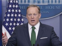 El informe que presentó Sean Spicer provocó reacciones en Londres. EFE / M. Reynolds