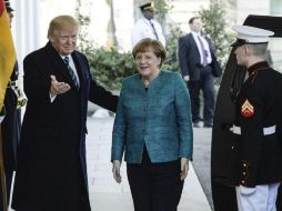 Se trata del primer viaje de Merkel a Washington desde que Trump llegó a la Casa Blanca. EFE / C. Bilan