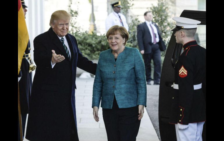 Se trata del primer viaje de Merkel a Washington desde que Trump llegó a la Casa Blanca. EFE / C. Bilan