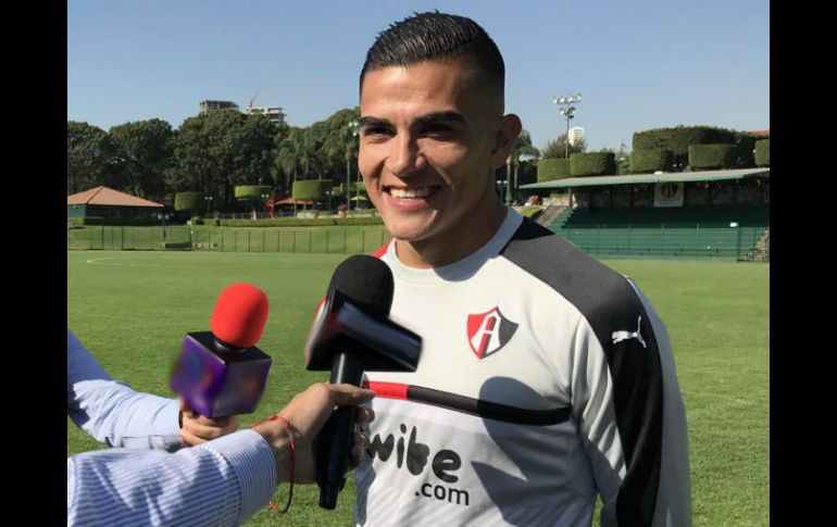 Reyes está viviendo momentos inolvidables en su carrera, porque estar en el Cuadro Nacional es un sueño desde niño. TWITTER / @atlasfc