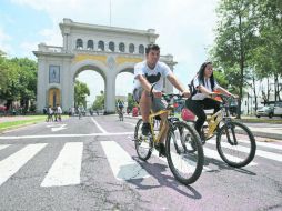 En aumento. Cada domingo, la Vía RecreActiva reúne a 220 mil personas en los cuatro municipios metropolitanos. EL INFORMADOR / J. López