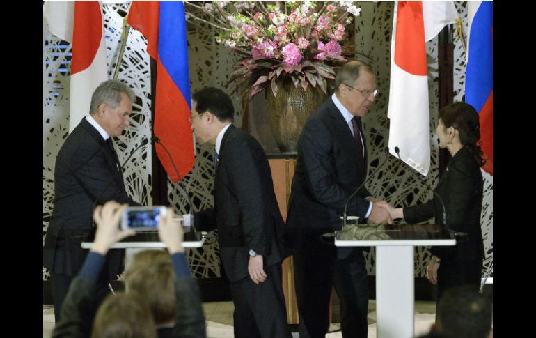 Estas reuniones ministeriales 2+2 entre Tokio y Moscú no se celebraban desde el encuentro inaugural de noviembre de 2013. EFE / D. Mareuil