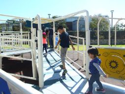 Niños disfrutaron de los juegos del Parque El Polvorín II. EL INFORMADOR / E. Barrera