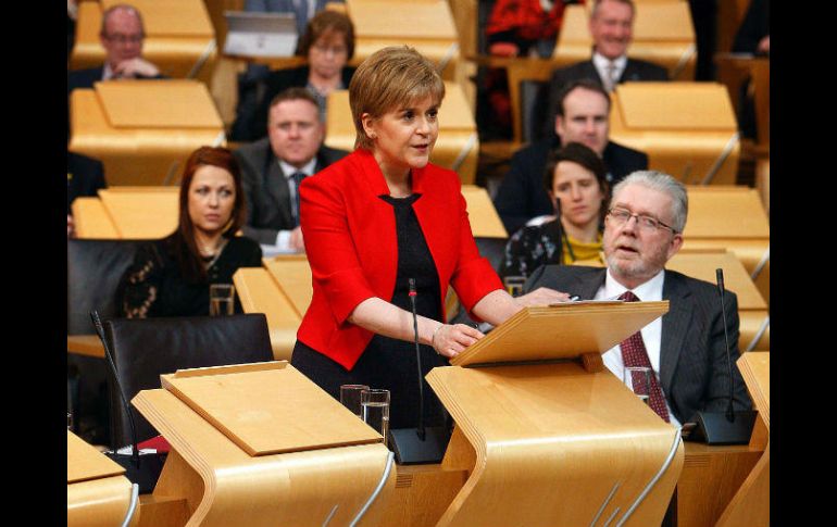 Escocia rechazó la independencia en el referéndum en 2014, pero Sturgeon cree que con el ‘Brexit’ requiere una nueva votación. AFP / A. Cowan