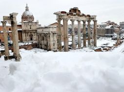 Este año, lugares fríos de EU y Canadá presentaron un invierno templado; otros lugares como en Italia, registraron clima gélido. AFP / ARCHIVO