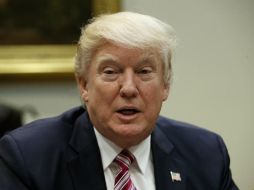 Trump dijo a un grupo de republicanos que muchos perderían su escaño en 2018 si no aprueban una ley de seguros de gastos médicos. AP / E. Vucci