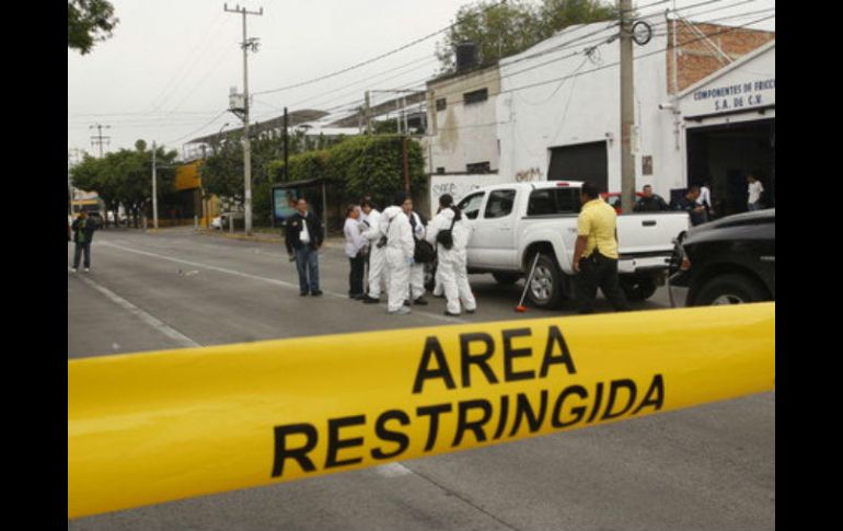 Elementos de la policía municipal resguardan la zona para las investigaciones correspondientes. NTX / ARCHIVO