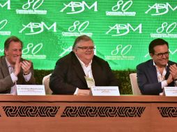 Agustín Carstens, en el marco del segundo día de trabajos en el marco de la 80 Convención Bancaria. TWITTER / @JoseAMeadeK