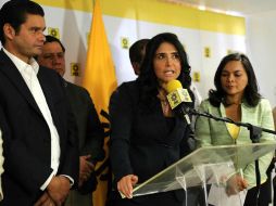 El 16 de julio del año pasado, la senadora con licencia fue electa como presidenta nacional del partido del sol azteca. SUN / ARCHIVO