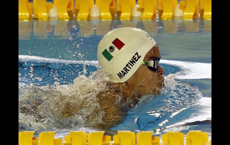 El nadador Raúl Martínez obtuvo una de oro y otra de plata para sumar en el medallero que tiene a México en el tercer puesto. TWITTER / @CONADE