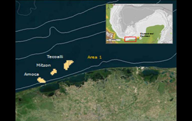 Fue hallado por la empresa italiana Eni en la bahía de Campeche. TWITTER / @eni