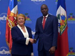 Bachelet también tiene planeado visitar una escuela construida con ayuda de Chile tras el terremoto del 2010. AFP / H. Retamal