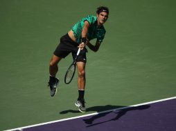 Roger Federer se dedicó a brindar un buen espectáculo y a gestionar un triunfo sin sobresalto alguno. AFP / J. Finney