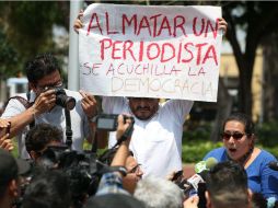 Tras los últimos ataques mortales, comunicadores se manifestaron para exigir mayor seguridad y esclarecimiento de los crímenes. EL INFORMADOR / R. Tamayo