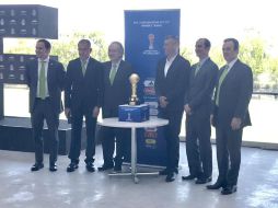 En la presentación de la Copa estuvieron dirigentes de la FMF junto al entrenador de la Selección Mexicana Juan Carlos Osorio. TWITTER / @FMF