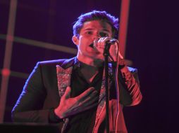 Brandon Flowers, vocalista de The Killers ya había sido noticia previo a su participación pues había sido sorprendido comiendo tacos. AFP / J. Aguilar