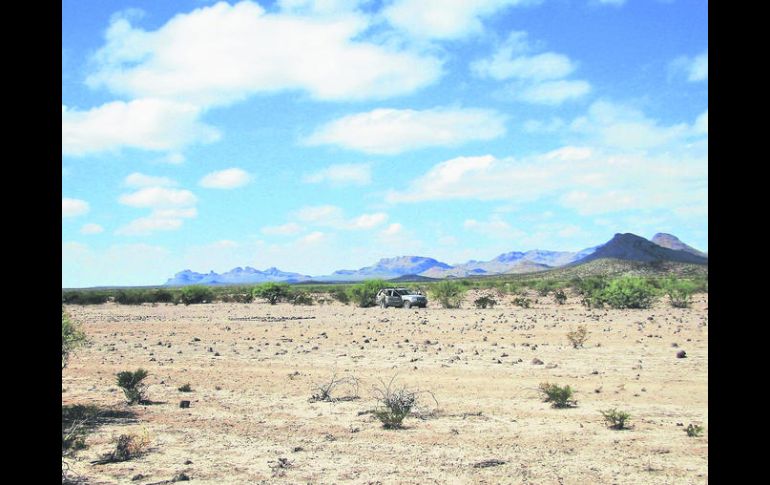 Grandes extensiones de arenisca y piedras extrañas crean el ensordecedor paisaje de la zona. EL INFORMADOR / P. Fernández