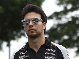 Sergio Pérez admitió que disfrutó corriendo con los nuevos monoplazas de Force India. AP / ARCHIVO