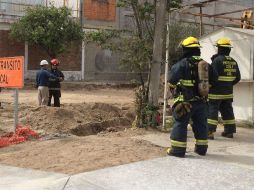 La fuga se registró en las calles 5 y 18 de la Zona Industrial, en Guadalajara. ESPECIAL /