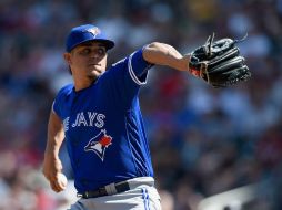 Roberto Osuna comenzó la temporada 2017 en la lista de lesionados de Azulejos debido a un dolor en el cuello. AFP / ARCHIVO