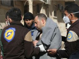 Al menos 170 personas resultaron lesionadas tras el atque químico en una localidad rebelde de Siria. AFP / M. Al-Bakour