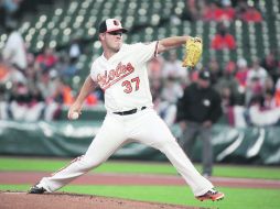 Cumple. En su primera apertura de la actual campaña, Dylan Bundy tuvo una destacada actuación en el triunfo de los Orioles. AP / P. Semansky