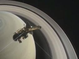 La nave espacial Cassini de la NASA orbita Saturno desde hace 13 años. TWITTER / @CassiniSaturn