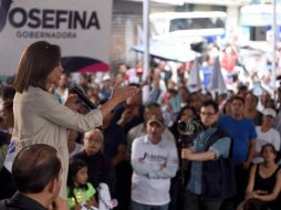 Josefina Vázquez Mota adelantó que al tricolor le faltan 57 días para perder. TWITTER / @JosefinaVM