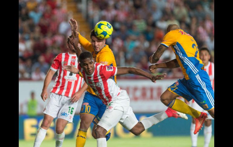 Los hidrocálidos negociaron un empate ayer ante Tigres. MEXSPORT / A. Juárez