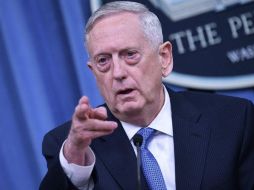 Mattis señaló que a pesar del ataque contra las fuerzas de Asad, la política de EU para Siria ‘no ha cambiado’. AFP / M. Ngan