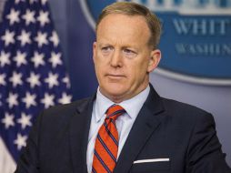 En una nueva aclaración, Spicer dijo que ‘de ninguna manera intentaba disminuir la naturaleza horrenda del Holocausto’. EFE / J. Scalzo