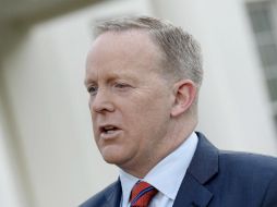 ‘No hay dudas de que no se puede tener una Siria pacificada con Assad en el gobierno’, dijo Sean Spicer. EFE / o. Doulierv