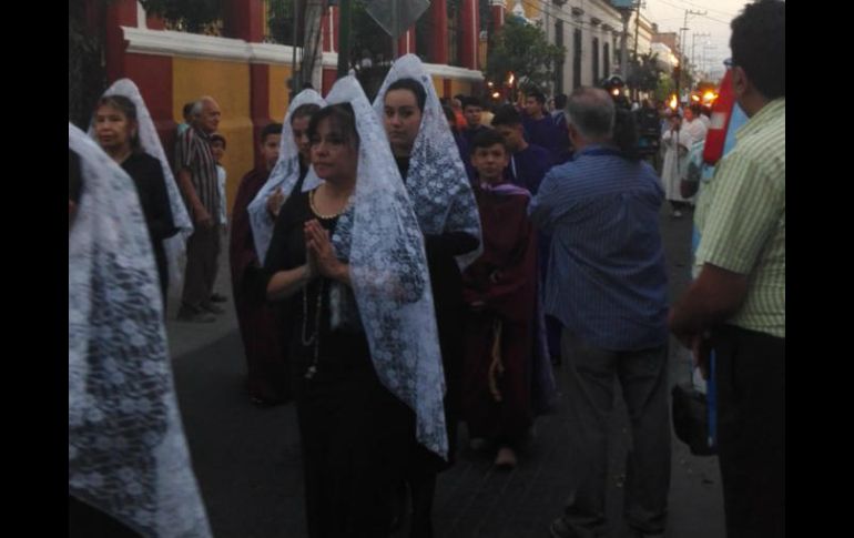 La primera Gran Procesión del Silencio y la Vía Dolorosa será del 6 al 16 de abril en el Barrio de Analco. EL INFORMADOR / V. Arenas