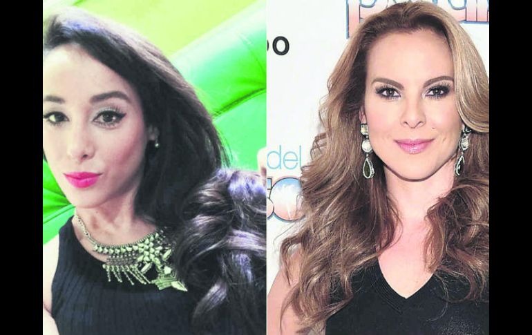 Doble. Débora y Kate no tiene gran parecido en el rostro, pero sus siluetas son similares. ESPECIAL /