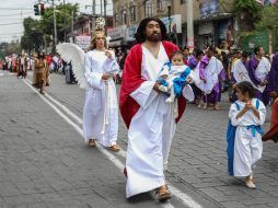 El recorrido comenzó a las 14:00 y concluyó a las 19:00 horas de la tarde cuando ingresaron a la Macroplaza Cuitláhuac. SUN / G. García