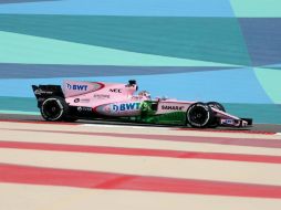 El conductor de Force India, en las pruebas de este sábado en el circuito. AFP / K. Sahib