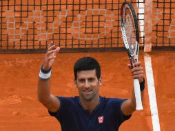 Djokovic, que va por la parte baja del cuadro donde está el español Rafael Nadal, parecía cansado. AFP / Y. Coatsaliou