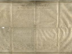 Los expertos confirman que el documento data de alrededor de 1780. AP / ESPECIAL