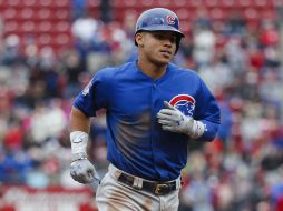 El venezolano Wilson Contreras fue la figura de los Cachorros ayer ante Cincinnati. AP / J. Minchillo