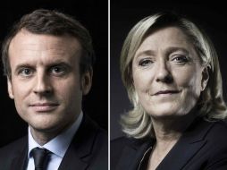 De confirmarse estas proyecciones de voto, Emmanuel Macron y Marine Le Pen se enfrentarían en segunda vuelta. AFP /