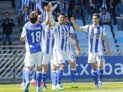 El goleador azteca ha sido pieza fundamental para el técnico Eusebio Sacristán en la temporada, y ha marcado siete goles. TWITTER / @RealSociedad