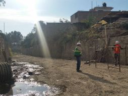 Se colocarán cuatro pilas en cada lado que van a soportar una loza en dos carriles. TWITTER / @ZapopanGob