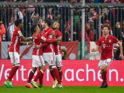 El cuadro fue eliminado el miércoles en su campo en las semifinales de Copa de Alemania por el Borussia Dortmund. AFP / G. Schiffmann