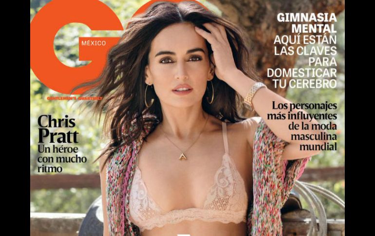 'Ana de la Reguera. ¡En su mejor momento!', dice en la portada. TWITTER / @GQMexico