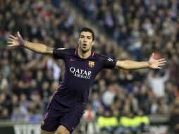 Luis Suárez abrió y cerró la cuenta blaugrana. EFE / M. Pérez